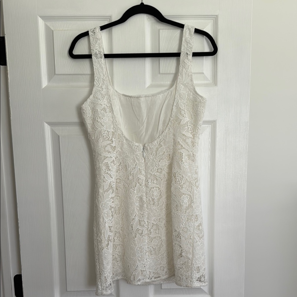 Tularose Kate mini dress in white - Picture 3 of 8